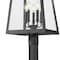 Z-Lite Rainer 5 Light Outdoor Post Mounted Fixture, 15.5in. W x 122in. H, Black 5015PHXLR-5010P-BK - alternate 8